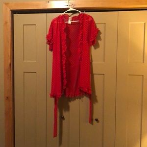 In Bloom by Jonquil red robe